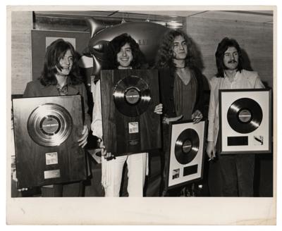 Lot #7161 Led Zeppelin Vintage 'Savoy Hotel Sales Awards' Photograph - Image 1