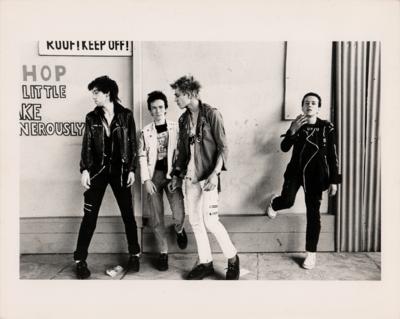 Lot #7312 The Clash Vintage 'Westway Sessions' Photograph by Adrian Boot - Image 1