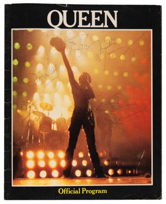 Lot #7171 Queen Signed 1980 'The Game Tour' Program - Image 1