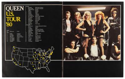 Lot #7171 Queen Signed 1980 'The Game Tour' Program - Image 5