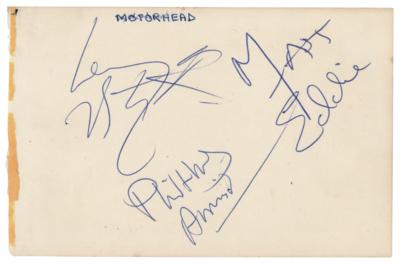 Lot #7346 Motorhead Signatures - Image 1