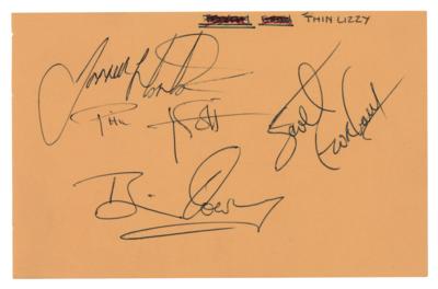 Lot #7298 Thin Lizzy Signatures - Image 1