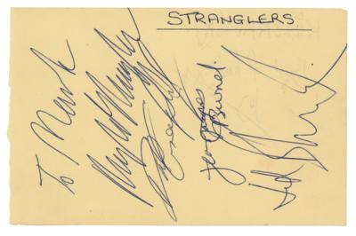 Lot #7316 The Stranglers Signatures - Image 1