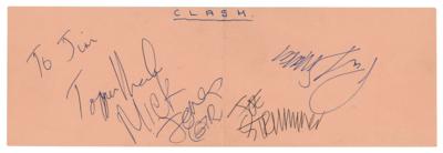 Lot #7310 The Clash Signatures - Image 1