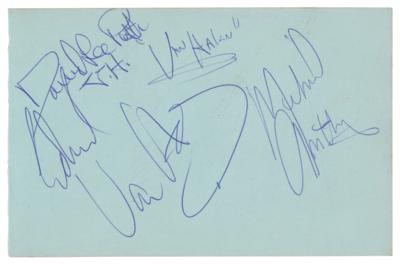 Lot #7302 Van Halen and Randy Rhoads Signatures - Image 1