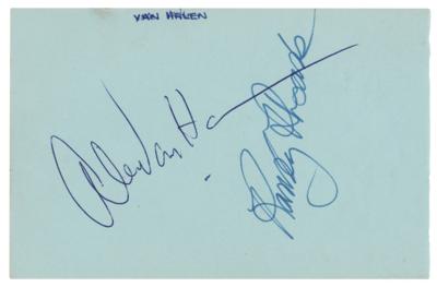 Lot #7302 Van Halen and Randy Rhoads Signatures - Image 2