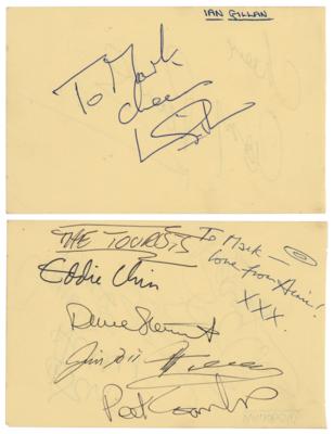 Lot #7349 Tourists, Rainbow, and Ian Gillan Signatures - Image 1