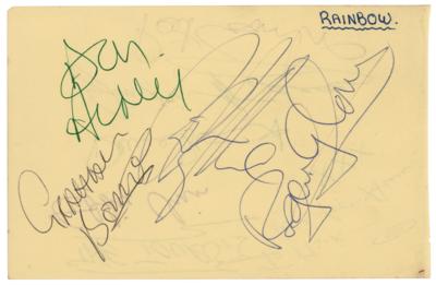 Lot #7349 Tourists, Rainbow, and Ian Gillan Signatures - Image 2