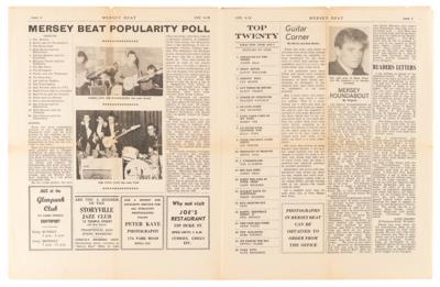 Lot #7009 Beatles Rare Original Mersey Beat Newspaper Vol. 1, No. 13 (January 1962) - Image 2