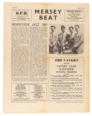 Lot #7009 Beatles Rare Original Mersey Beat Newspaper Vol. 1, No. 13 (January 1962) - Image 4