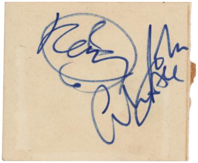 Lot #7143 The Who: Keith Moon and John Entwistle Signatures - Image 1