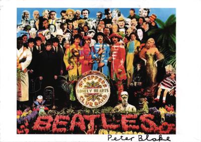 Lot #7065 Peter Blake Signed Photograph - Image 1