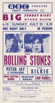 Lot #7128 Rolling Stones Original 1965 Great