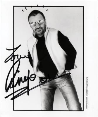 Lot #7077 Ringo Starr Signed Photograph - Image 1