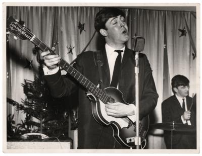 Lot #7057. Beatles: Paul McCartney and Ringo Starr Photograph - From the Personal Collection of Brian Epstein