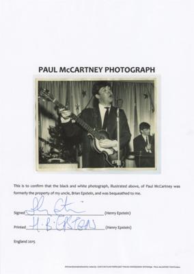 Lot #7057 Beatles: Paul McCartney and Ringo Starr Photograph - From the Personal Collection of Brian Epstein - Image 3