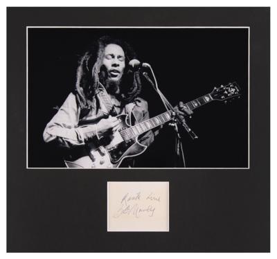 Lot #7254 Bob Marley Signature - Obtained in Adelaide, Australia, on April 20, 1979 - Image 2