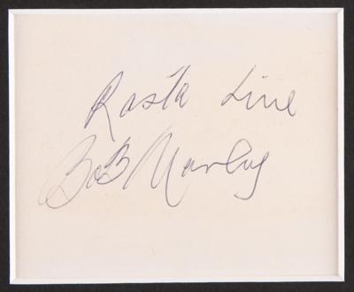 Lot #7254 Bob Marley Signature - Obtained in Adelaide, Australia, on April 20, 1979 - Image 3