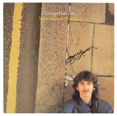 Lot #7028 George Harrison Signed Album - Somewhere in England - Image 1