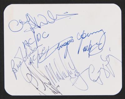 Lot #7266 AC/DC Signatures - Obtained in Australia during Back in Black Tour in 1981 - Image 2