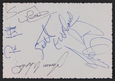 Lot #7299 Thin Lizzy Signatures - Obtained in Australia in October 1980 - Image 2