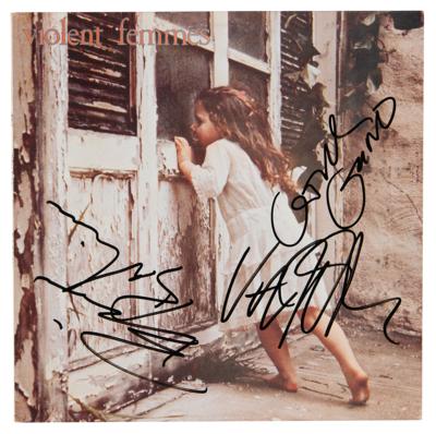 Lot #7353 Violent Femmes Signed Album - Self-Titled Debut - Image 1