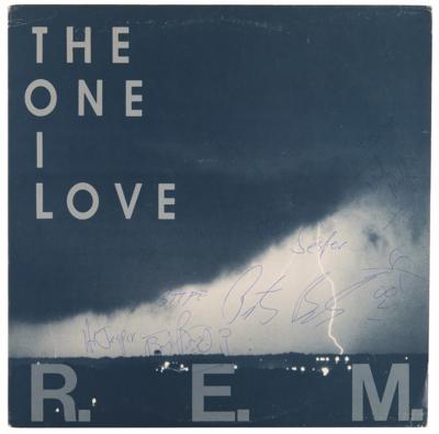 Lot #7347 R.E.M. Signed Album - The One I Love - Image 1