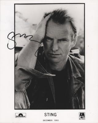 Lot #7348 Sting Signed Photograph - Image 1