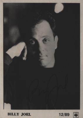 Lot #7281 Billy Joel Signed Photograph - Image 1