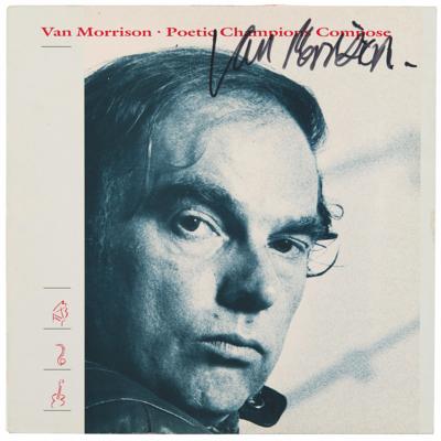 Lot #7236 Van Morrison Signed Album - Poetic