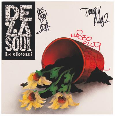 Lot #7446 De La Soul Signed Album - De La Soul is