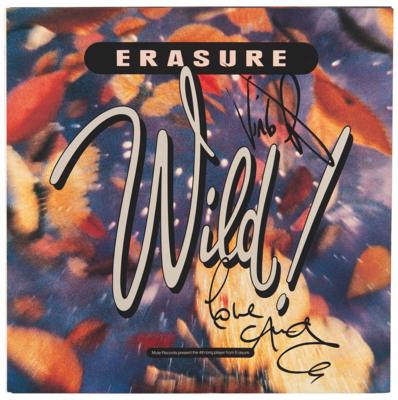 Lot #7336 Erasure Signed Album - Wild! - Image 1