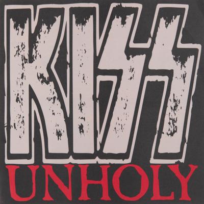 Lot #7285 KISS Signed Maxi-Single - 'Unholy' - Image 2