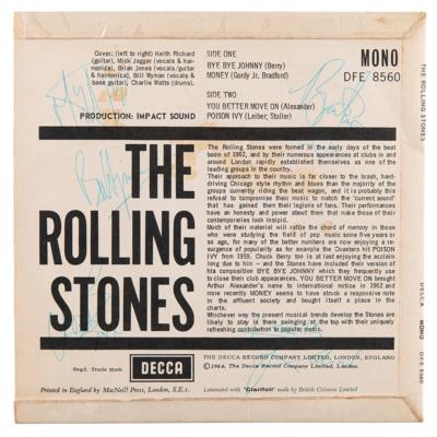 Lot #7123 Rolling Stones Signed 45 RPM Record - Self-Titled Debut EP - Image 1