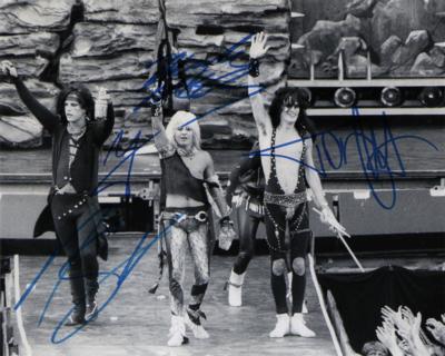 Lot #7345 Motley Crue Signed Photograph - Image 1