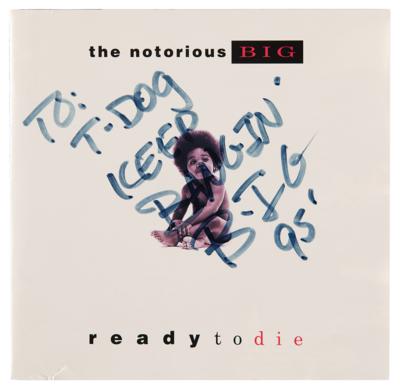 Lot #7443 Notorious B.I.G. Signed CD Booklet -