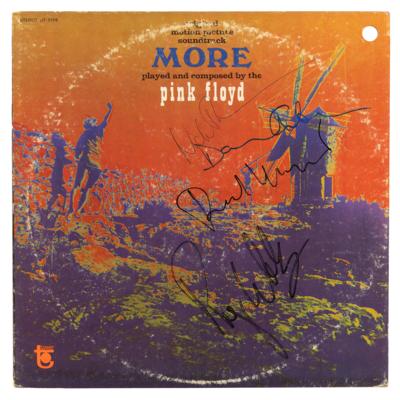 Lot #7164. Pink Floyd Signed Soundtrack Album - More