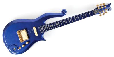 Lot #7400 Prince's Personally-Owned and -Played Blue Schecter 'Cloud' Electric Guitar - Image 3