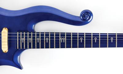 Lot #7400 Prince's Personally-Owned and -Played Blue Schecter 'Cloud' Electric Guitar - Image 8