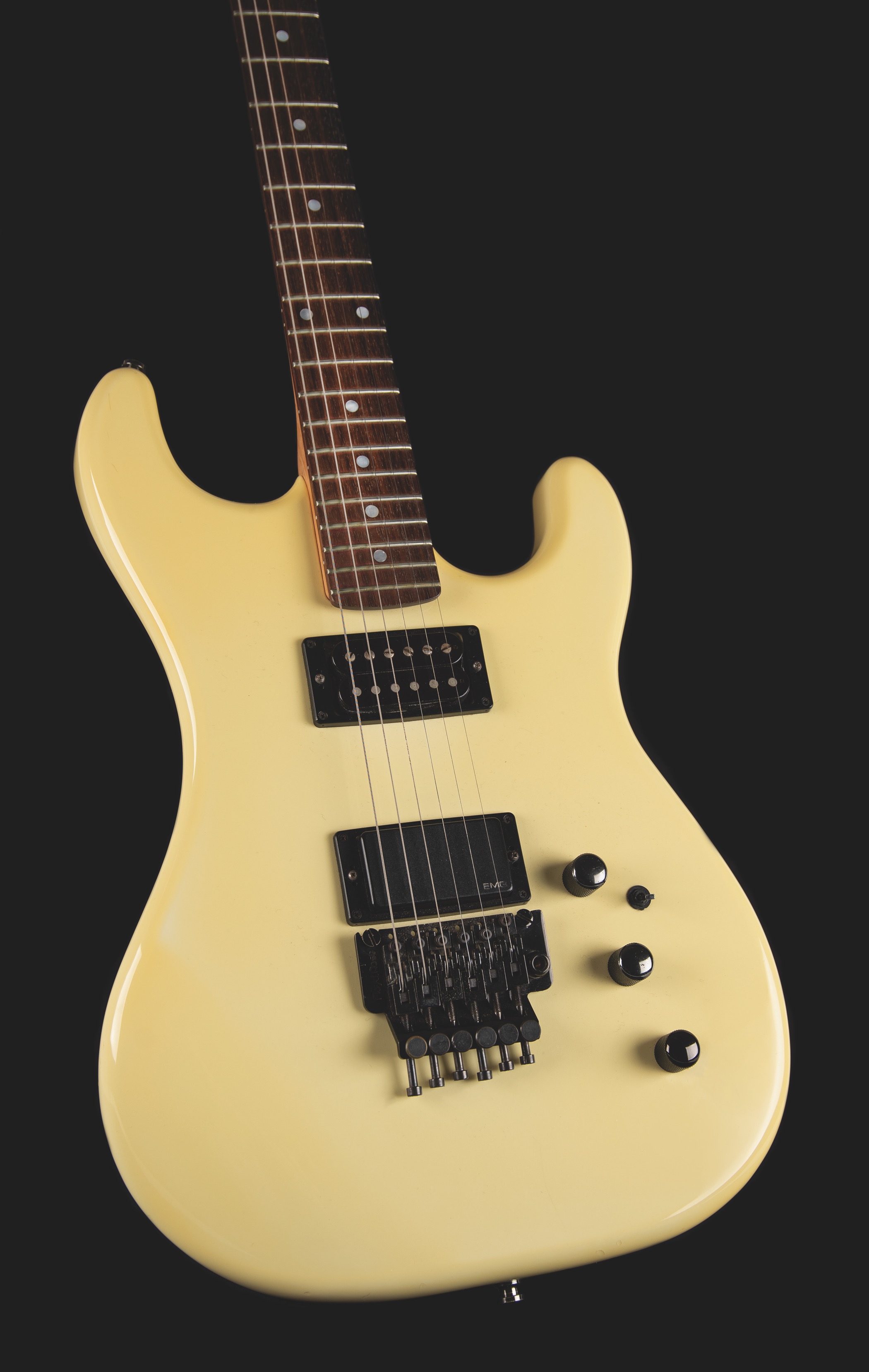 Lot #7261 Eddie Van Halen Vintage Kramer Electric Guitar Played at the 1986 Kramer NAMM Jam - Image 1