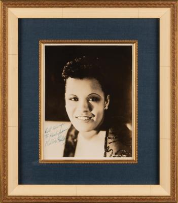 Lot #7177 Billie Holiday Signed Photograph - Image 2