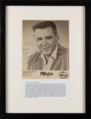 Lot #7208 J. P. 'Big Bopper' Richardson Rare Signed Photograph - Image 2