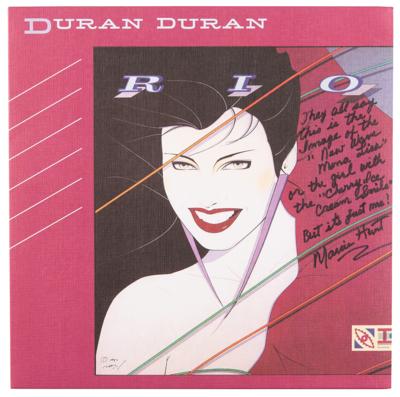 Lot #7335 Duran Duran: Marcie Hunt Signed Album - Rio - Image 1