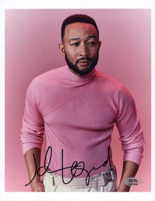 Lot #7450 John Legend Signed Photograph