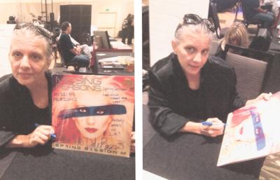 Lot #7344 Missing Persons: Dale Bozzio Signed Album - Image 3