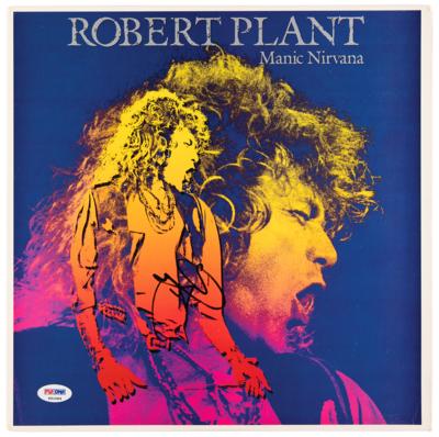 Lot #7163 Robert Plant Signed Album - Manic Nirvana - Image 1