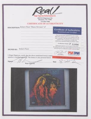 Lot #7163 Robert Plant Signed Album - Manic Nirvana - Image 3