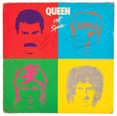 Lot #7172 Queen Signed Album - Hot Space