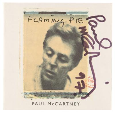 Lot #7039 Paul McCartney Signed CD Booklet - Flaming Pie - Image 1