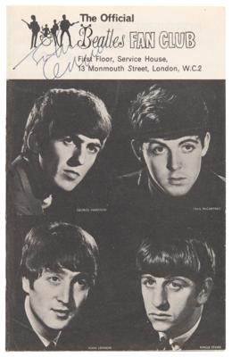 Lot #7018. John Lennon Signed Beatles Fan Club Program for Juke Box Jury - Liverpool Empire Theatre on December 7, 1963